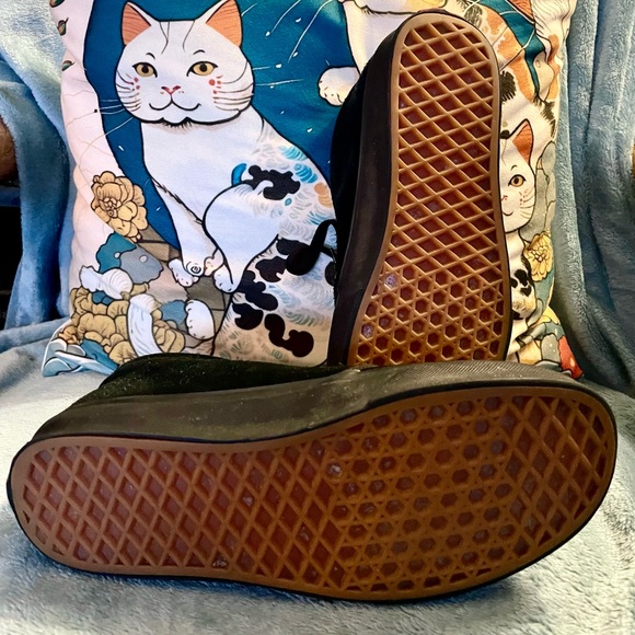 Vans old school black suede high tops Size 7 - Picture 4 of 4